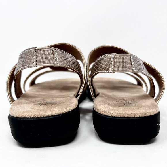 Life Stride Ezriel Copper Vegan Snake Pattern  Sandal Size‎ 10 M - Picture 3 of 9